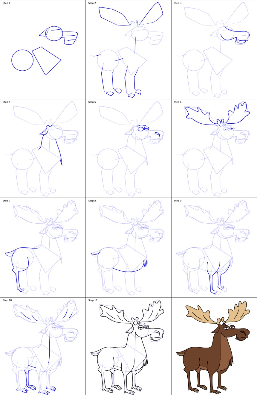 Moose idea (11) Drawing Ideas