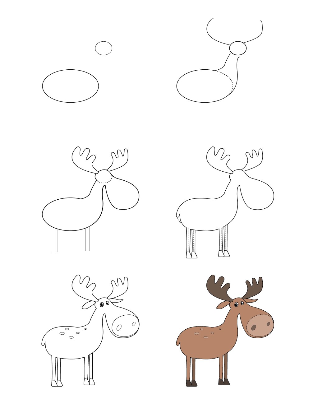 How to draw Moose idea (8)