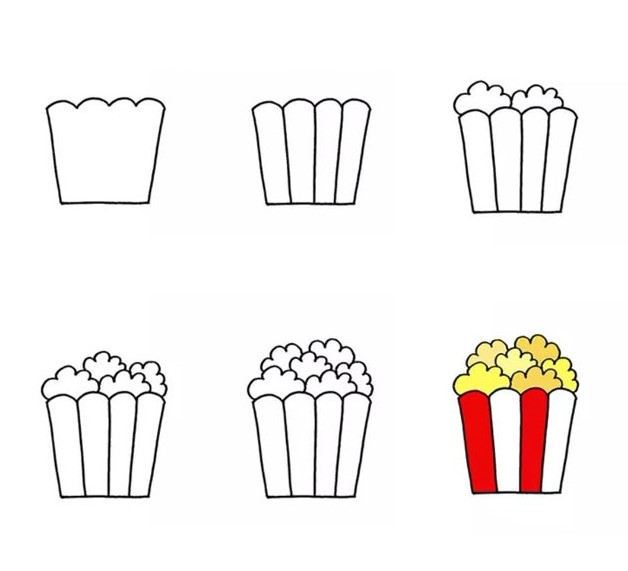 Popcorn idea (2) Drawing Ideas