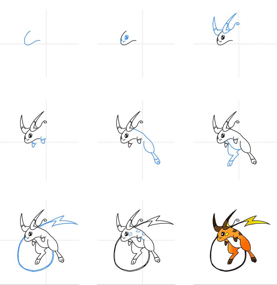 Raichu idea (10) Drawing Ideas