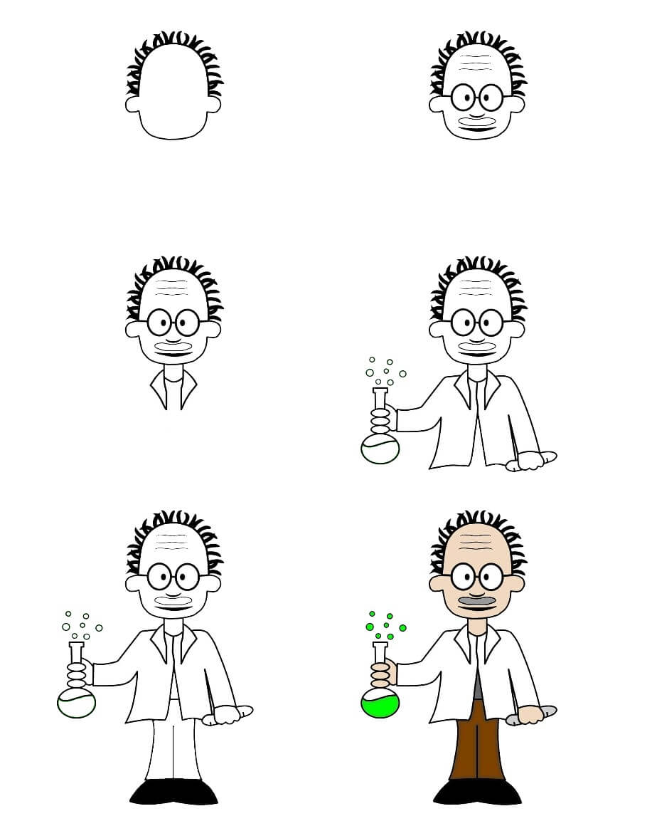 Scientist idea (10) Drawing Ideas