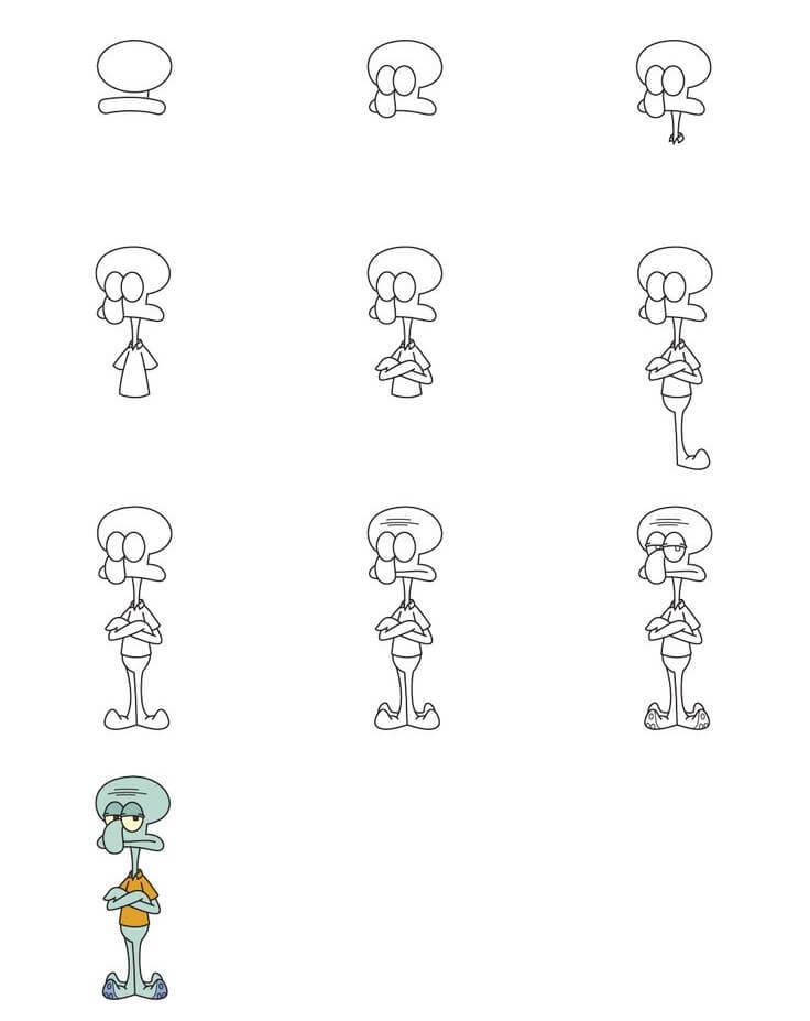 Squidward idea (2) Drawing Ideas