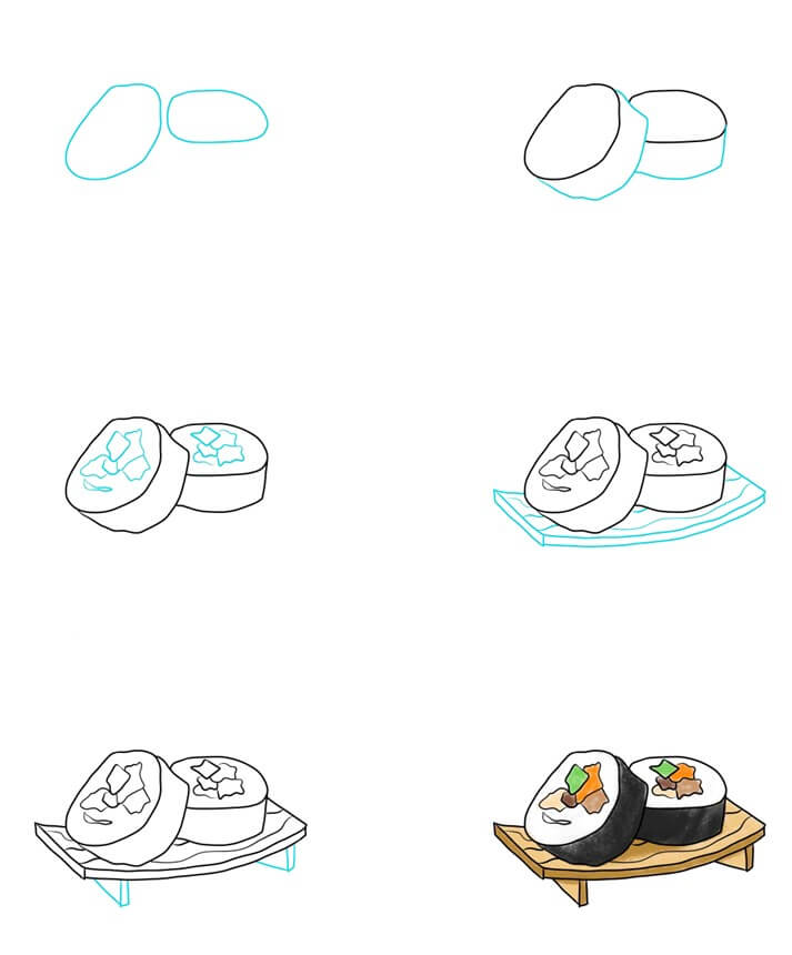 Sushi idea (10) Drawing Ideas