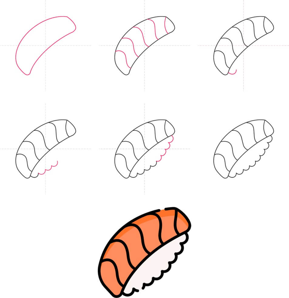 Sushi idea (13) Drawing Ideas