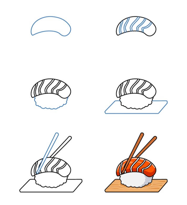 Sushi idea (2) Drawing Ideas