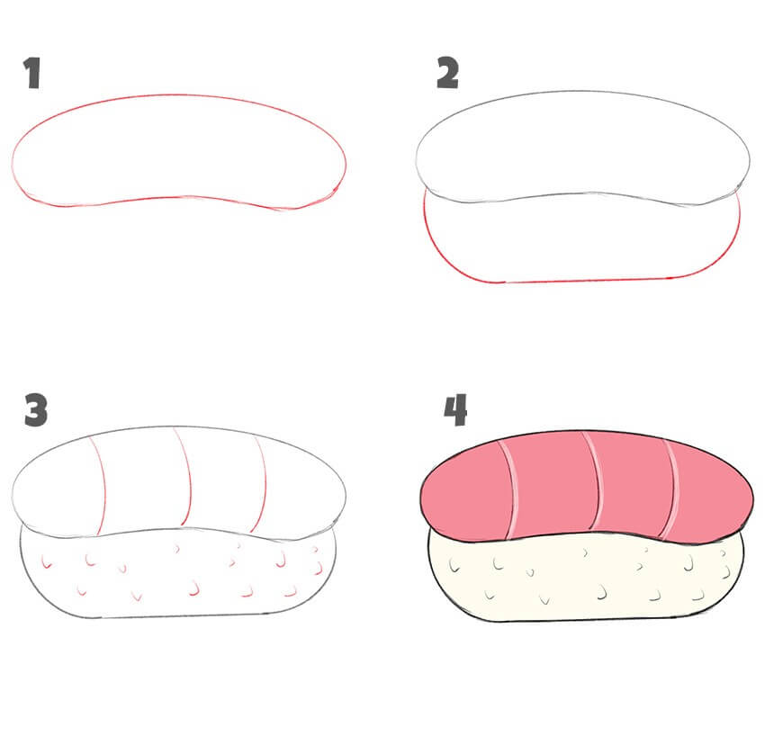 Sushi idea (7) Drawing Ideas