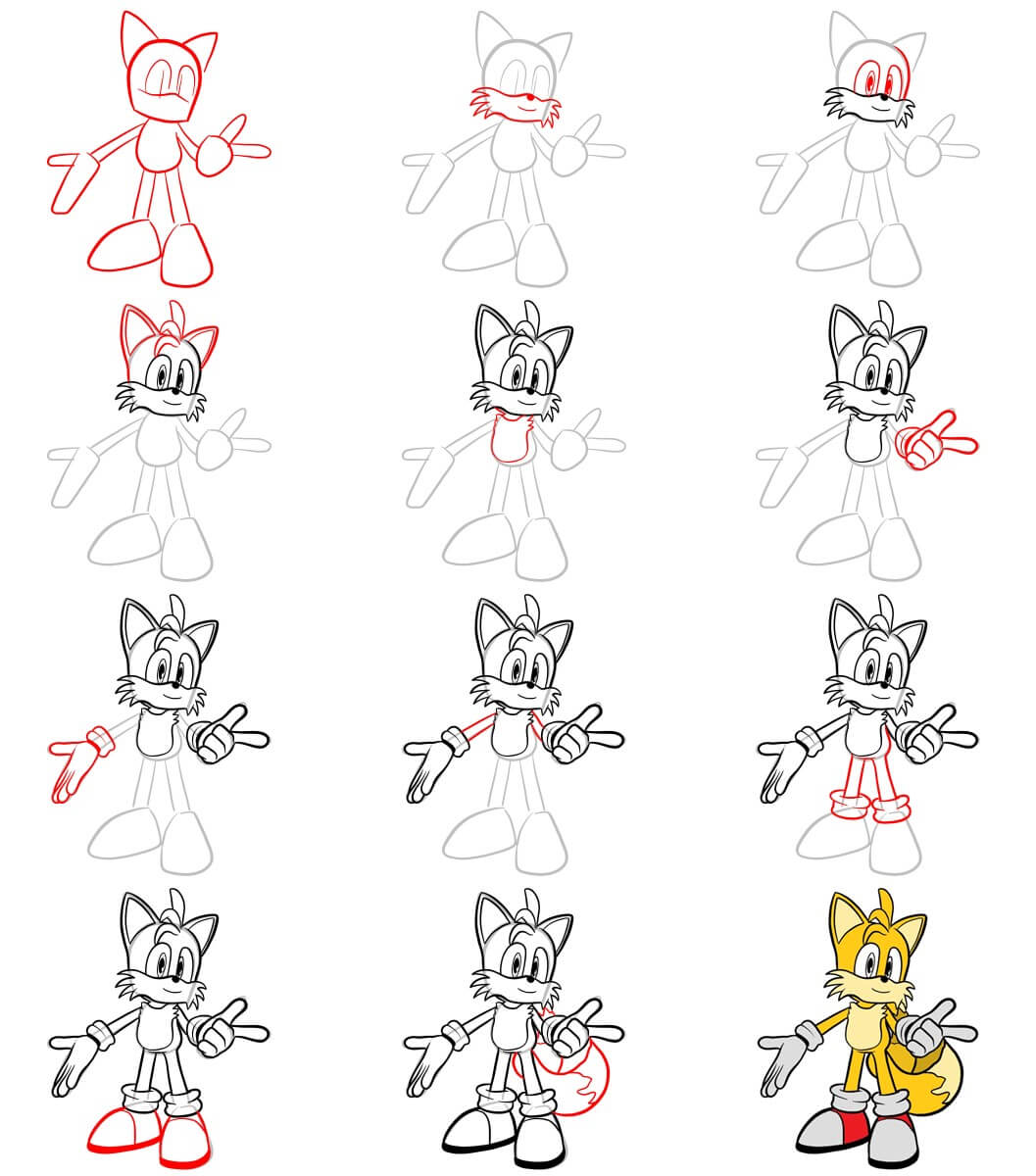 Tails idea (10) Drawing Ideas