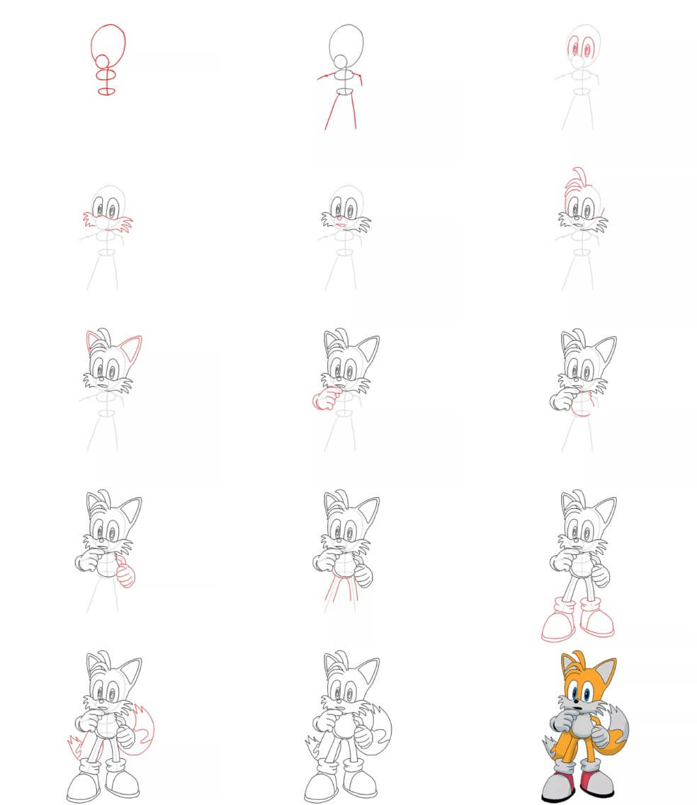 Tails idea (9) Drawing Ideas