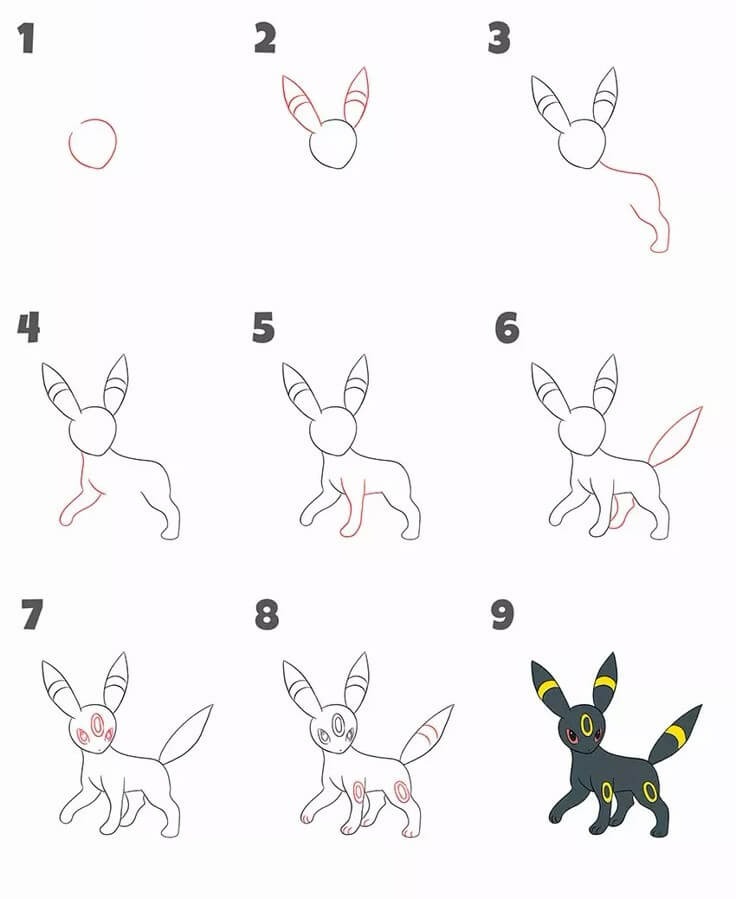 Umbreon idea (1) Drawing Ideas