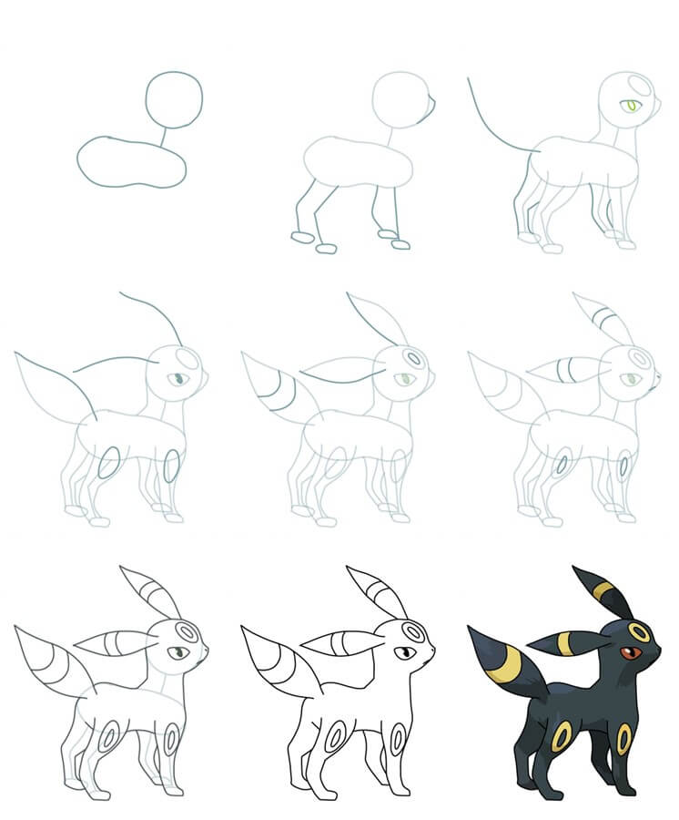 Umbreon idea (3) Drawing Ideas