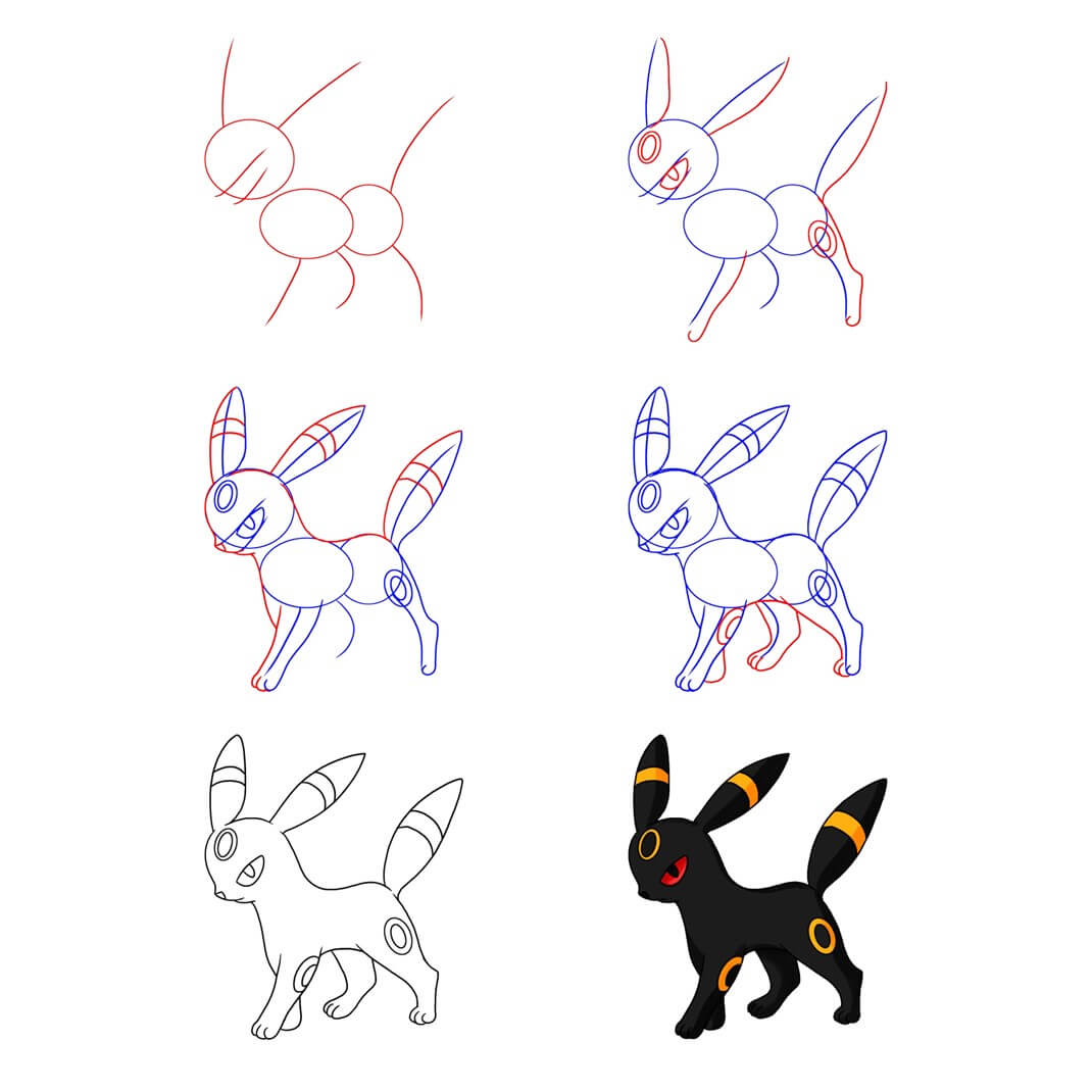 Umbreon idea (4) Drawing Ideas