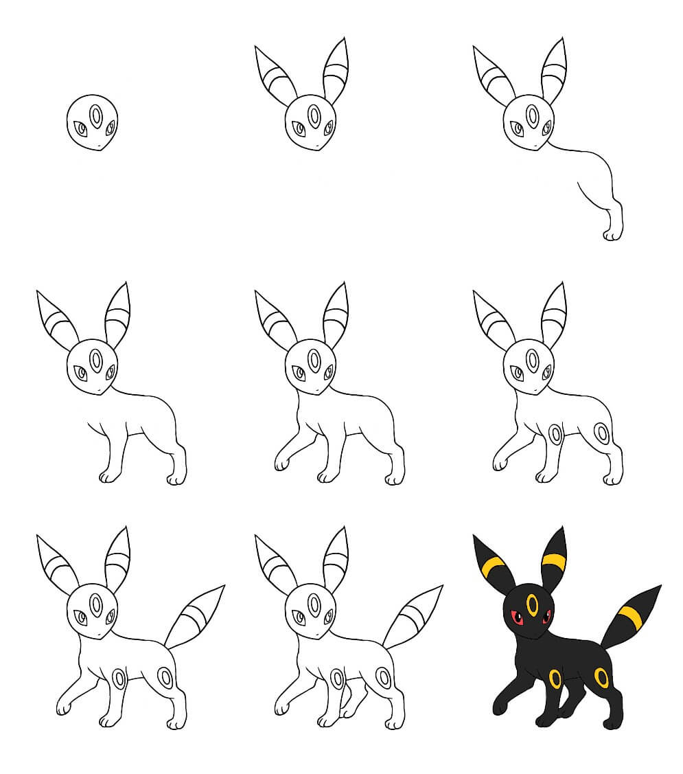 Umbreon idea (5) Drawing Ideas