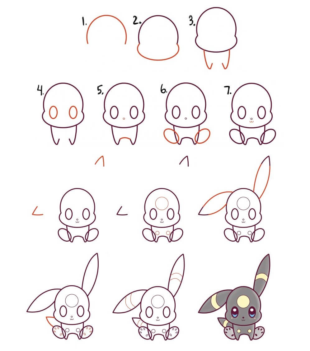 Umbreon idea (6) Drawing Ideas