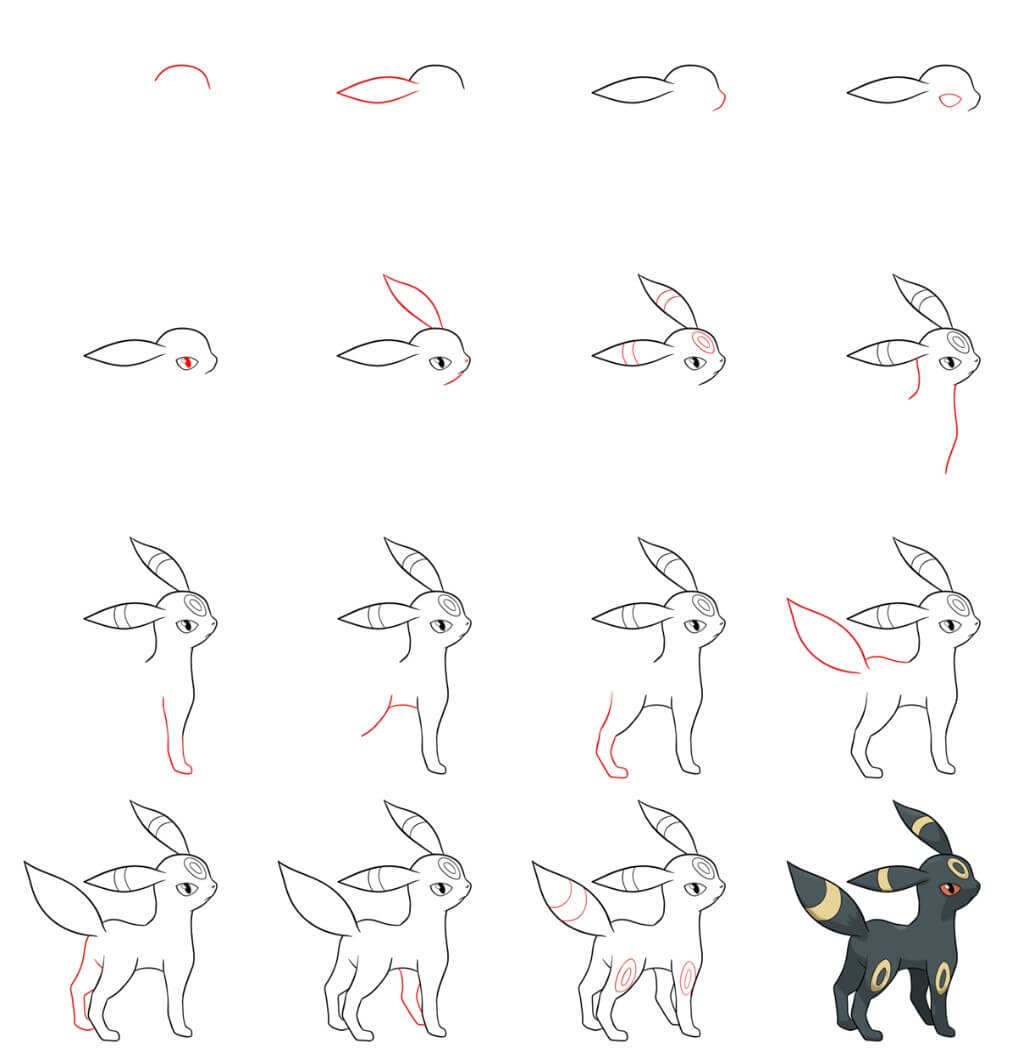 Umbreon idea (7) Drawing Ideas