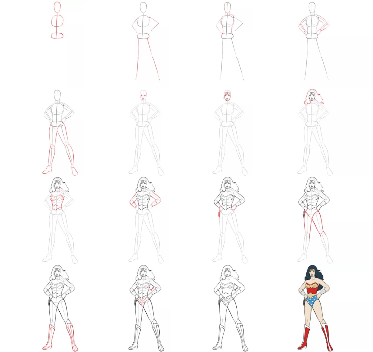 Wonder Woman idea (5) Drawing Ideas