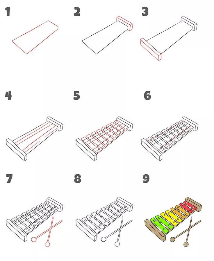 Xylophone idea (1) Drawing Ideas