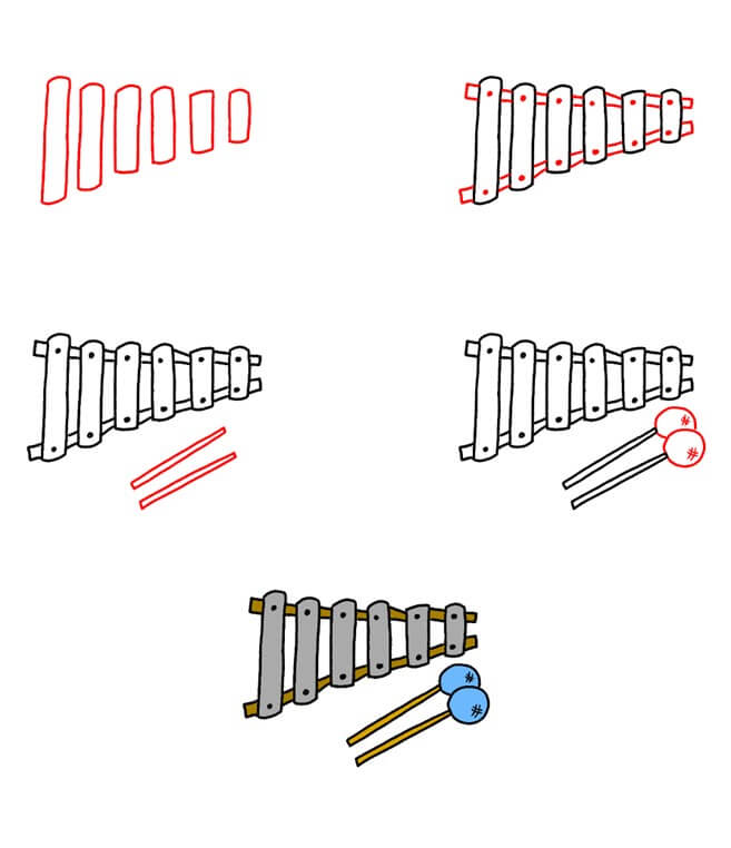 Xylophone idea (3) Drawing Ideas