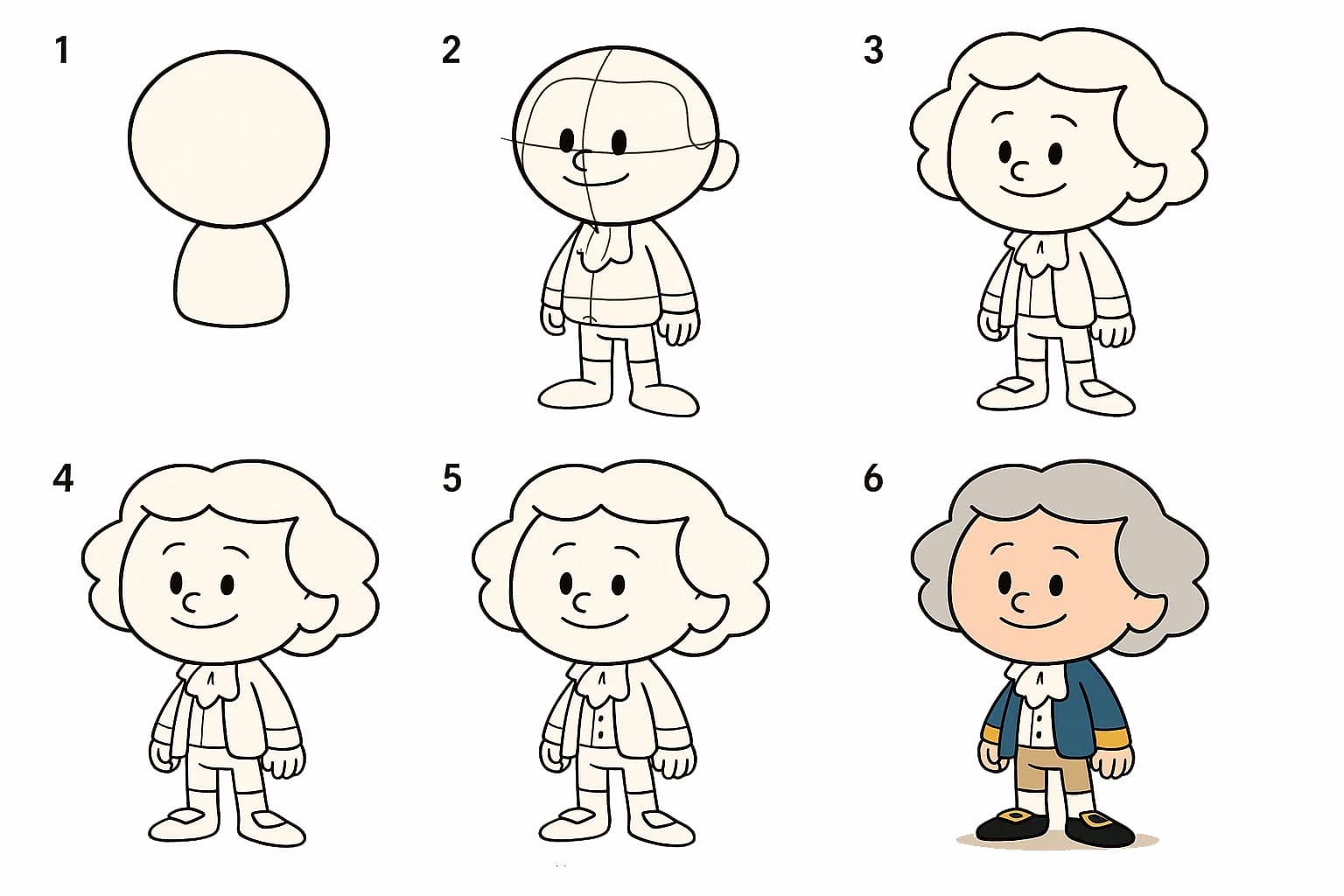 Alexander Hamilton Chibi Drawing Ideas