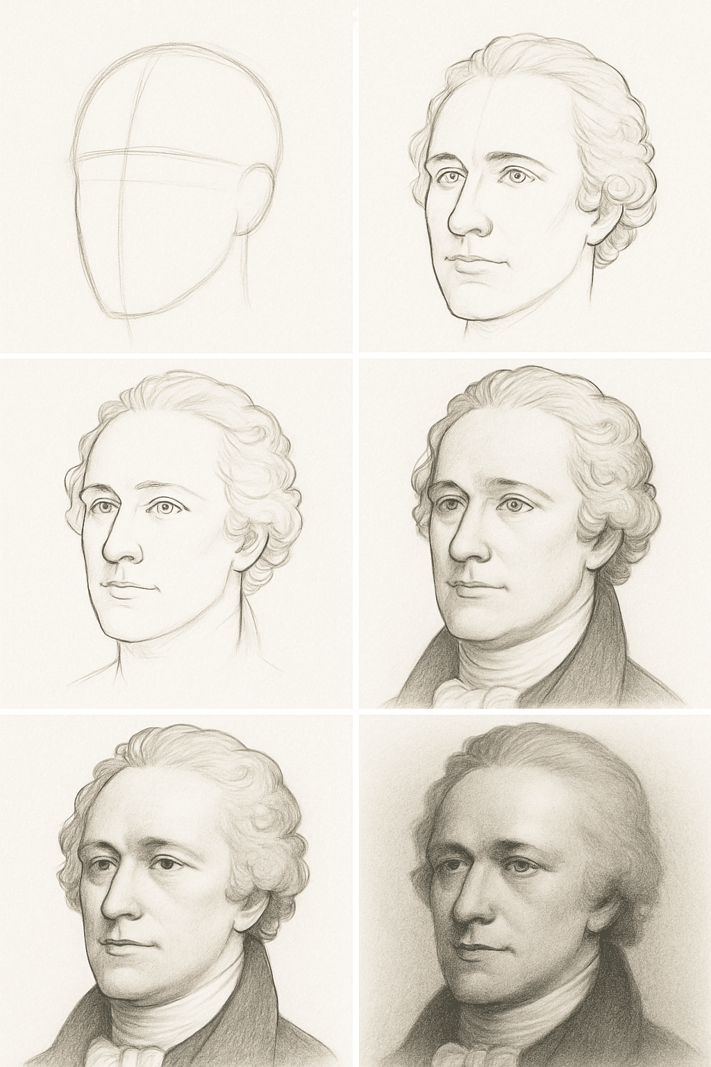 Alexander Hamilton Realistic Drawing Drawing Ideas