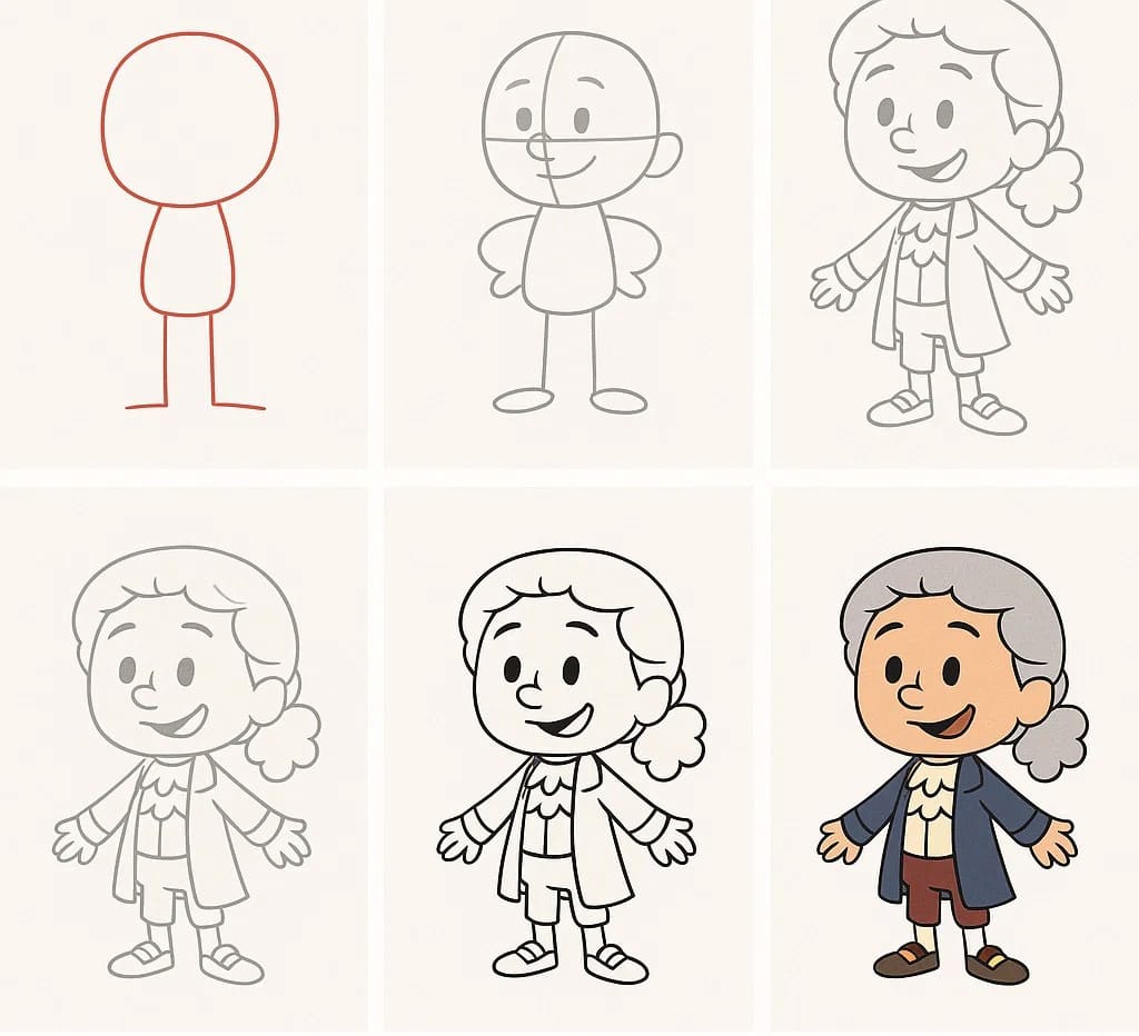Alexander Hamilton Smiling Drawing Ideas