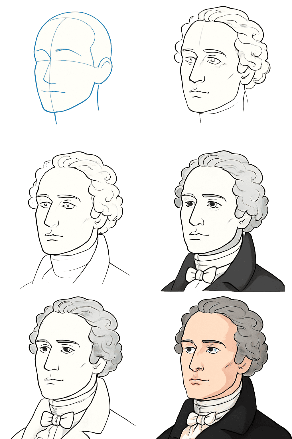 Alexander Hamilton Drawing Ideas