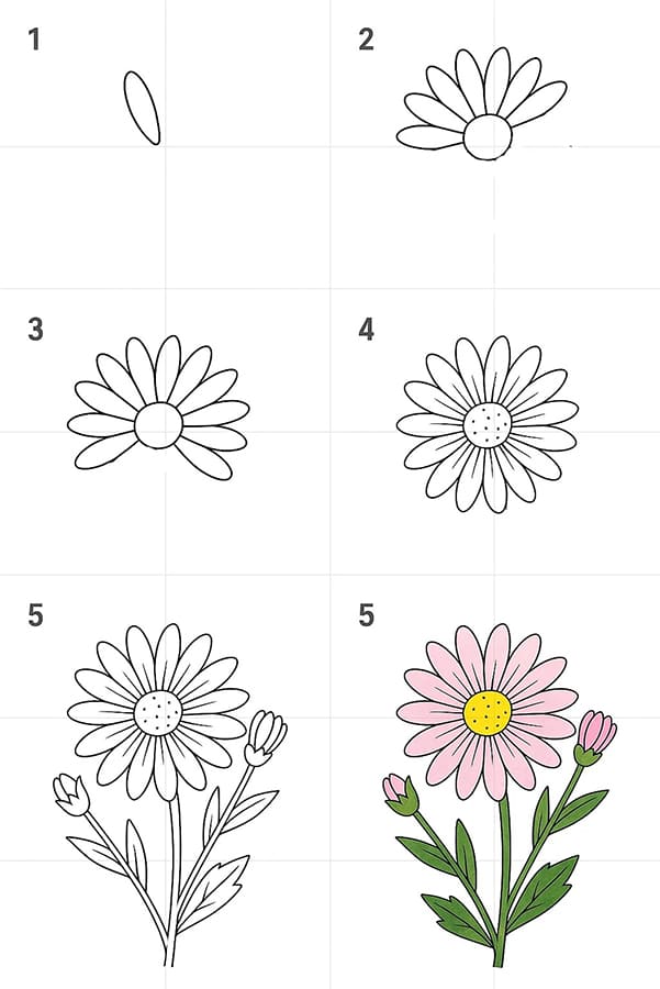 Aster Cute Drawing Ideas