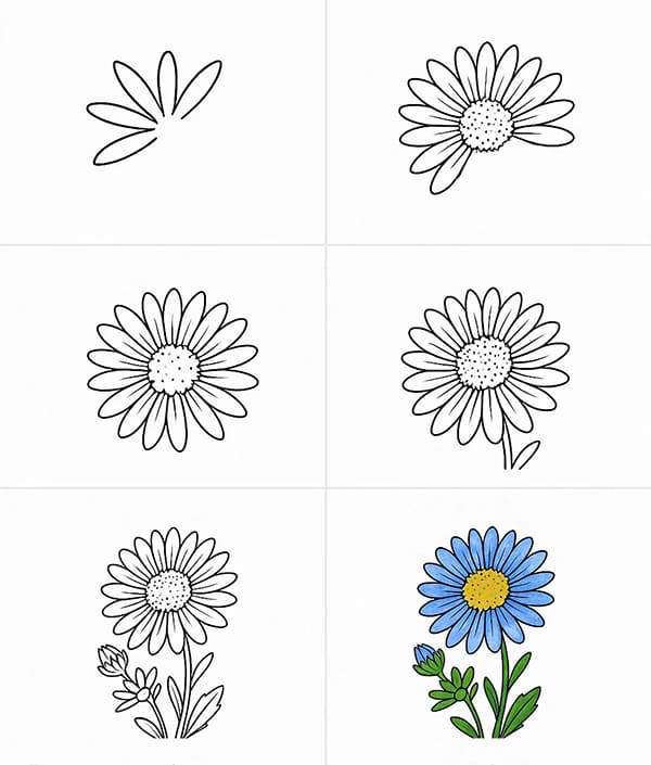 Aster Gorgeous Drawing Ideas
