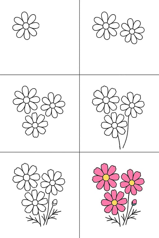 Cosmos Drawing Ideas