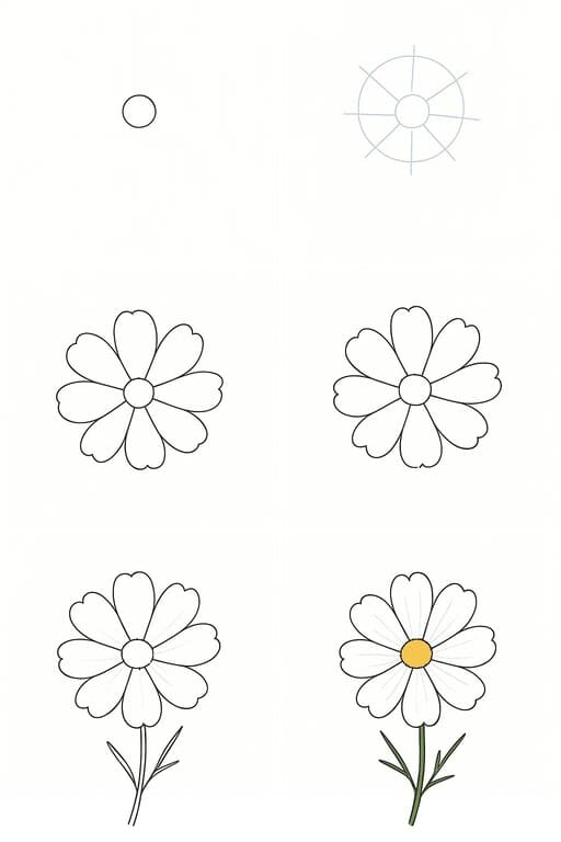 Cosmos Cute Drawing Ideas