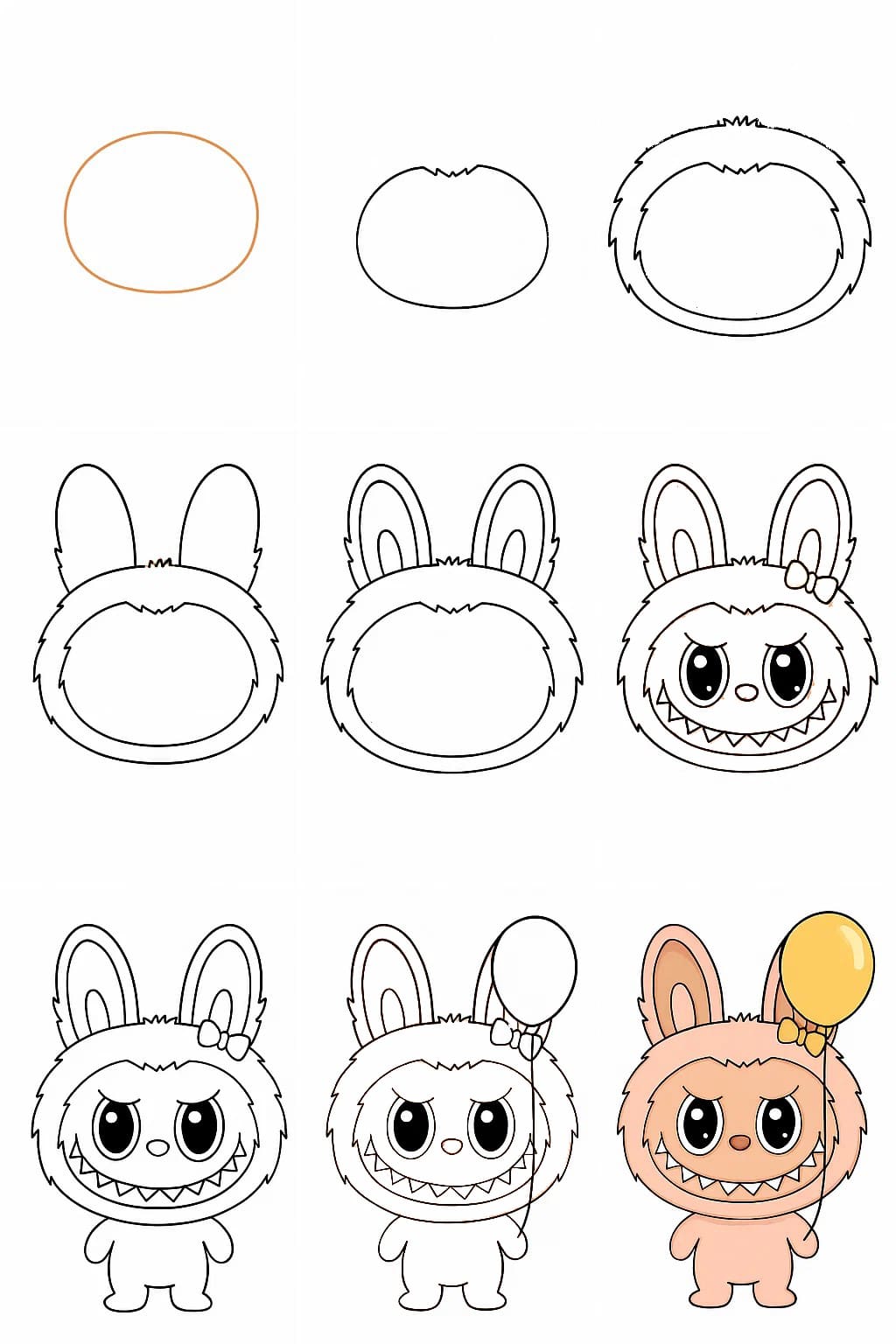 Labubu Adorable Drawing Ideas