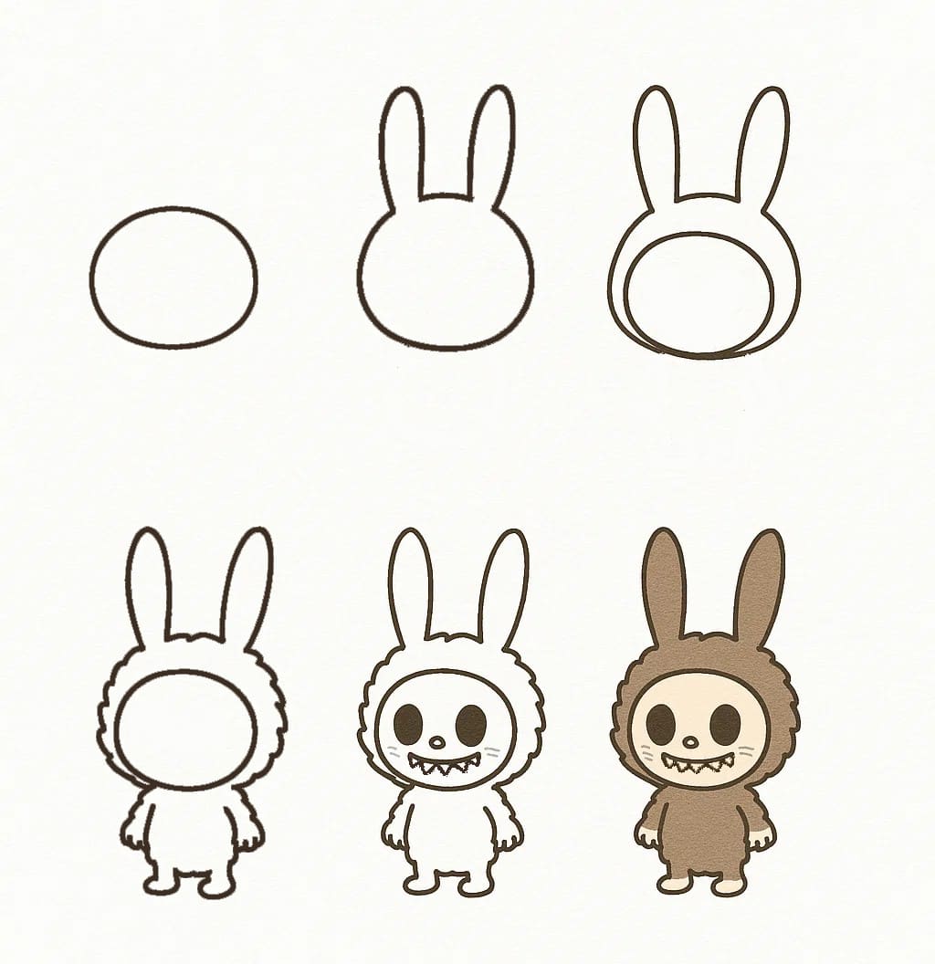 Labubu Funny Drawing Ideas