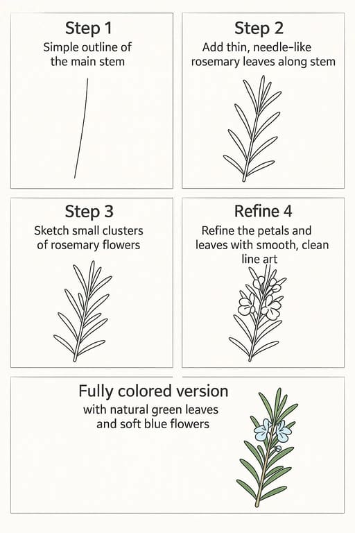 Rosemary Basic Drawing Ideas