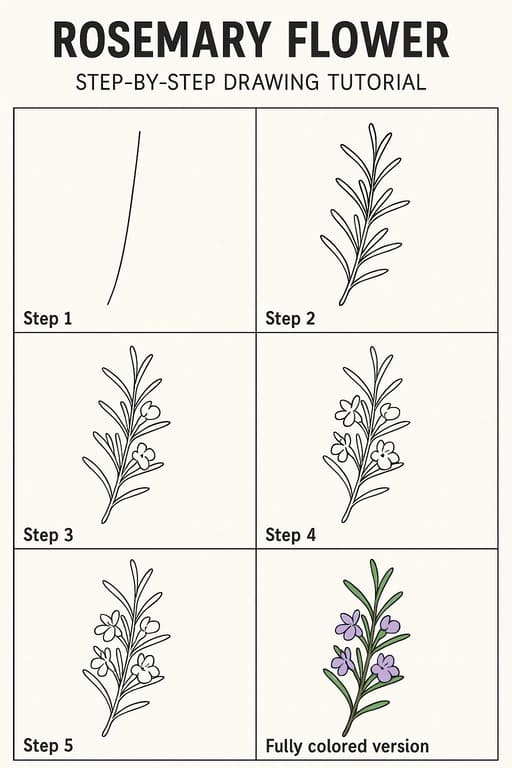 Rosemary Drawing Ideas