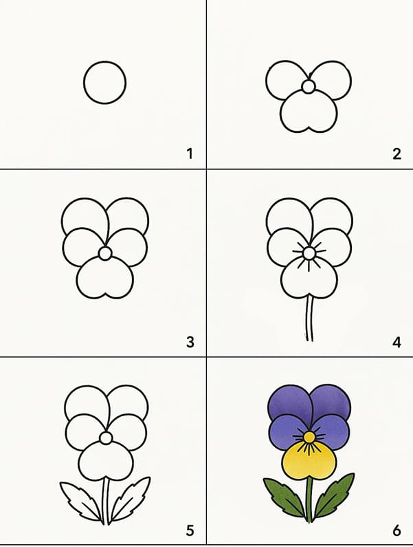 Violet Cute Drawing Ideas