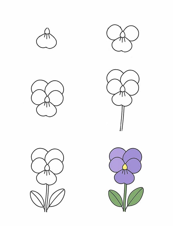Violet Drawing Drawing Ideas