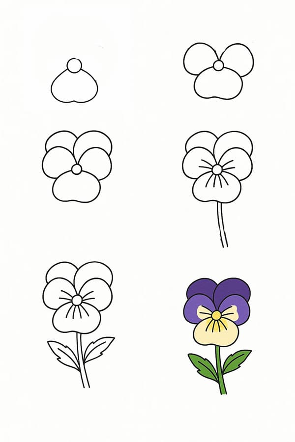Violet Gorgeous Drawing Ideas