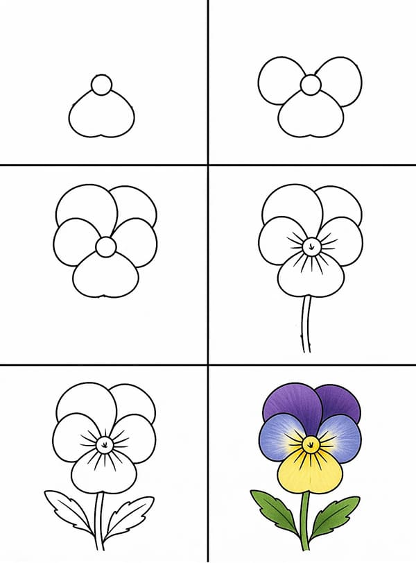 Violet Drawing Ideas