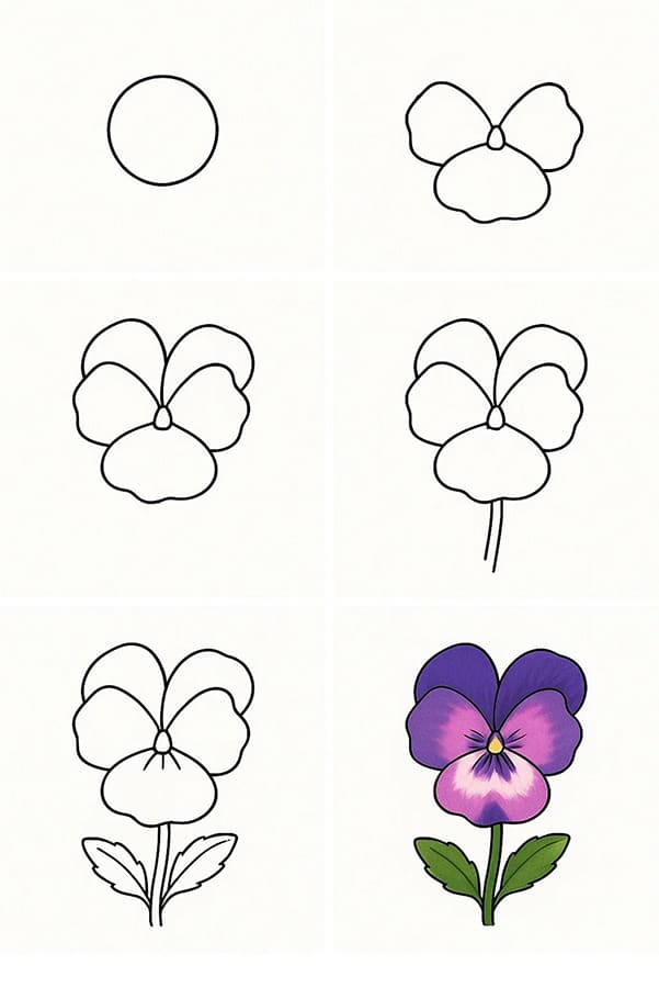 Violet Idea 3 Drawing Ideas
