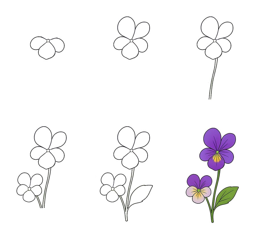 Violet Idea Drawing Ideas
