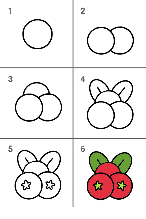 Cranberry Drawing Ideas