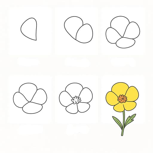 Buttercup Basic Drawing Ideas