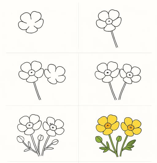 Buttercup Cute Drawing Ideas