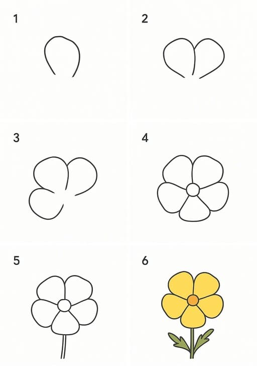 Buttercup Easy Drawing Ideas