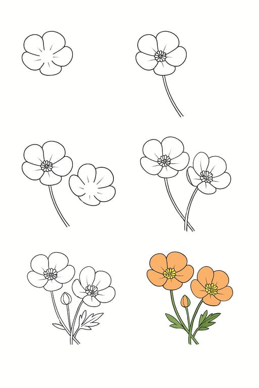 Buttercup Idea Drawing Ideas
