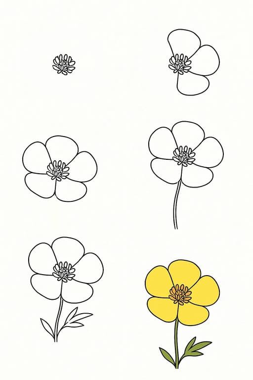 Buttercup Lovely Drawing Ideas