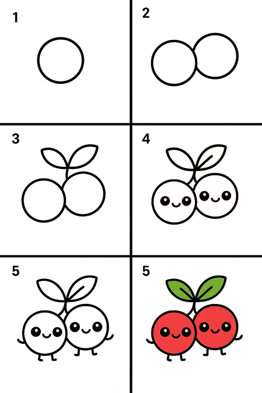Cartoon Cranberries Drawing Ideas