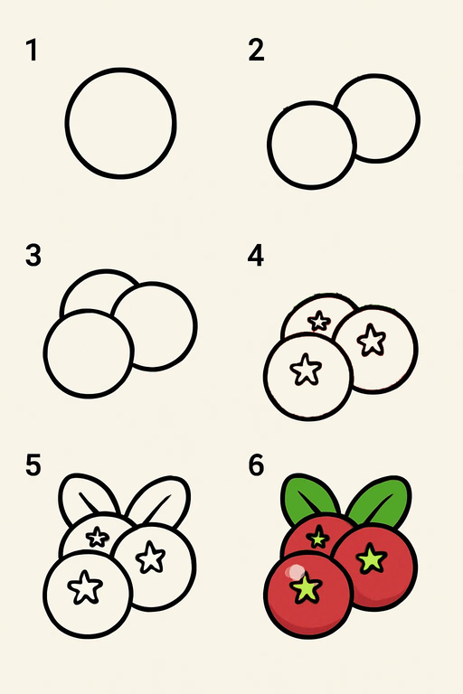 Cranberry For Kids Drawing Ideas