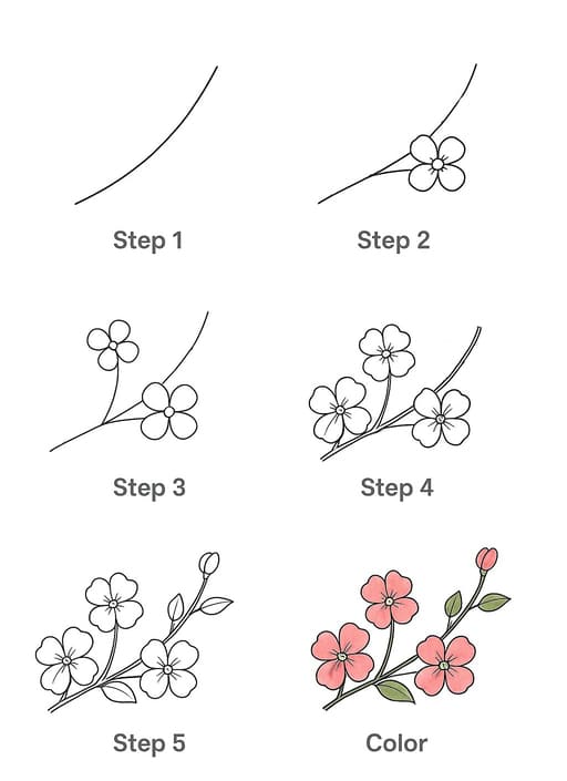 Dogwood Drawing Ideas