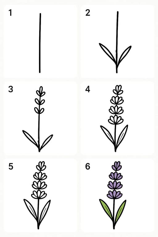 Lavender Idea 1 Drawing Ideas