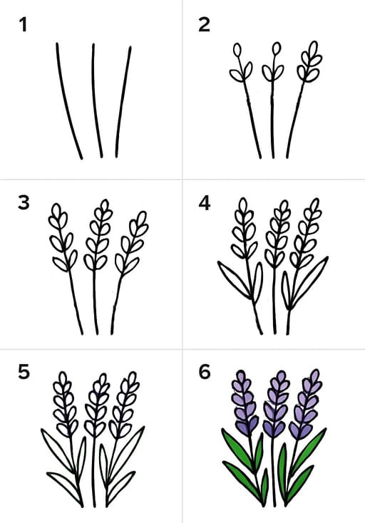 Lavender Idea 4 Drawing Ideas